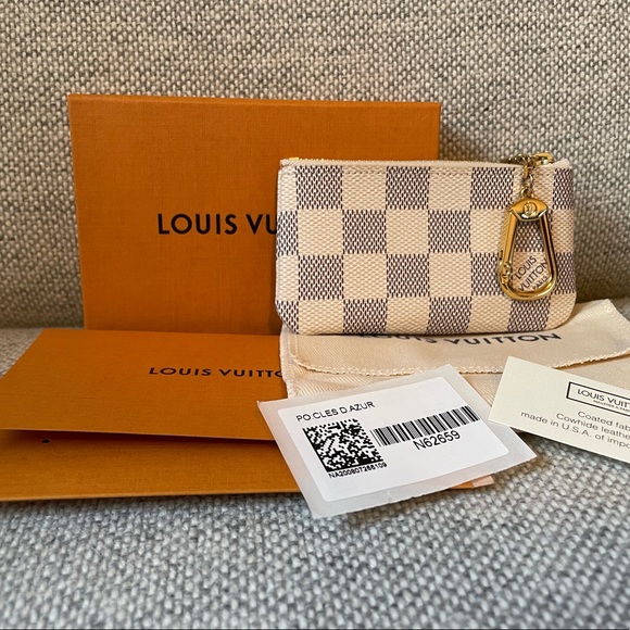 Louis Vuitton Accessories - SOLD Authentic Louis Vuitton Cles Damier Azur